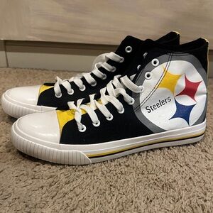 Steelers High-Top Sneakers - Black and Yellow